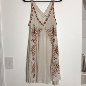Embroidered Tunic Dress